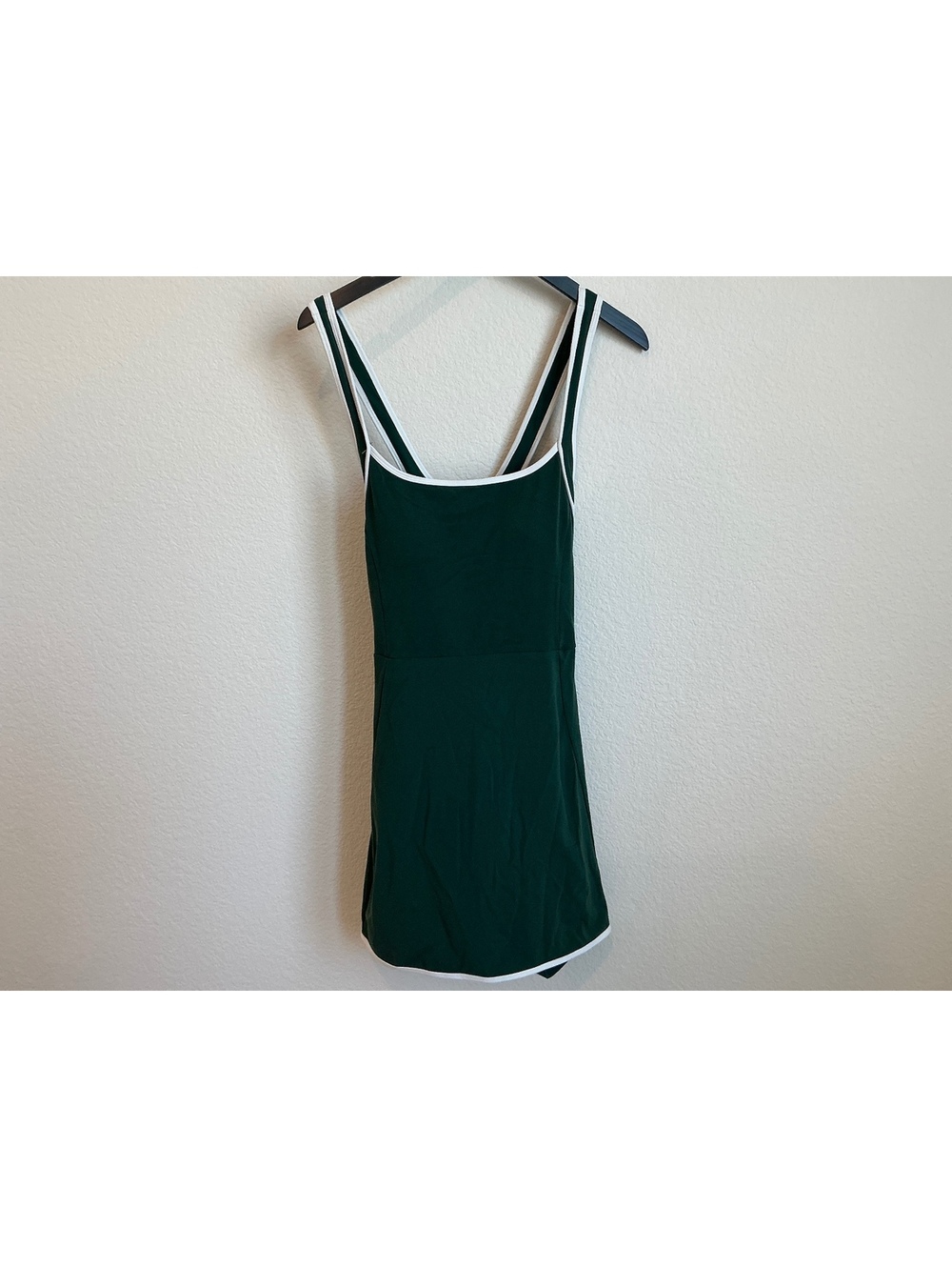 Zella Recess Women's Active Dress Large Green with White Trim L